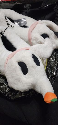 Disney Nightmare before christmas zero plush slippers