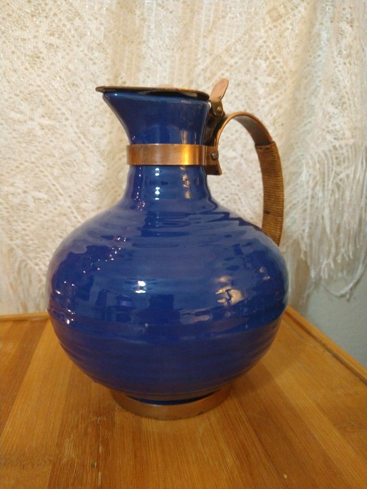 Vintage Bauer Pottery Ringware Carafe
