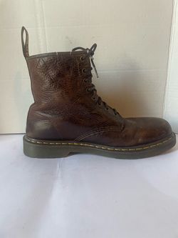 Dr. Martens Brown Leather Lace-Up Boots