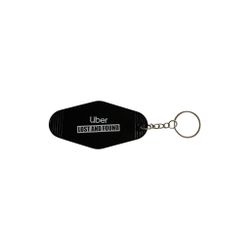 Uber Lost And Found Black Keychain