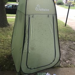 Lnew Portable Pop-Up Potty Tent With Carry Case Only $30