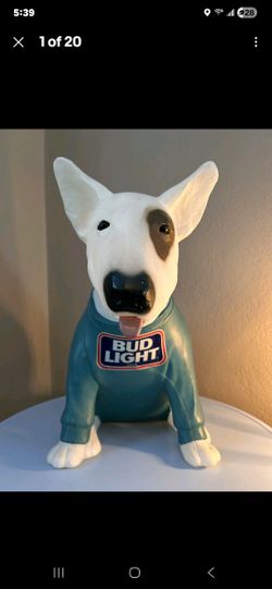 Spuds Mackenzie Light Up Bud Light Dog Rare