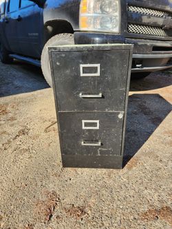 File Cabinet 2 Drawer Locking w/ Keys