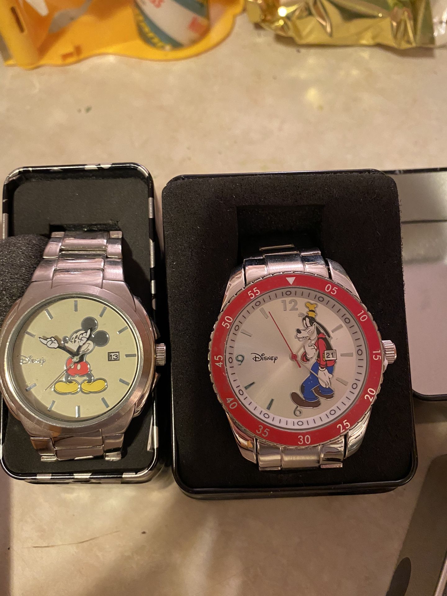 Disney Mickey and goofy watches