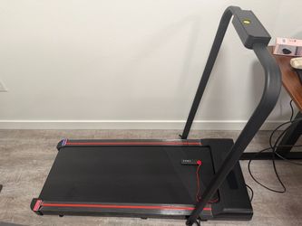 Compact Folding Treadmill with Handle Bar