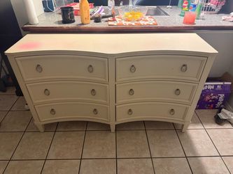 Large white dresser from Ashley’s