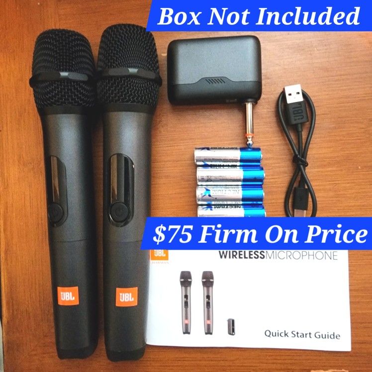 🔥Par de Micrófonos inalámbricos Original JBL🔥$75 PRECIO FIRME (NO INCLUYE CAJA)