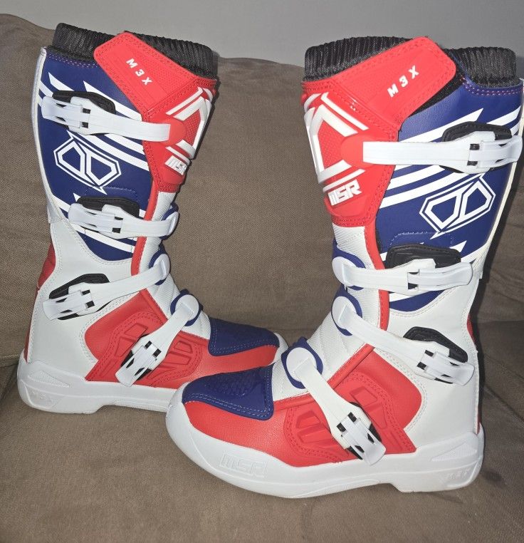 Size 8 Moto Boots. New