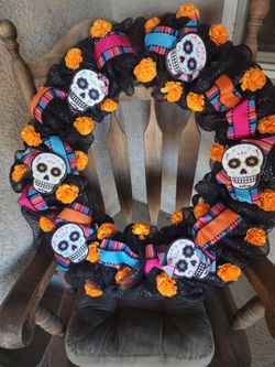 Dia de los muertos wreath / corona