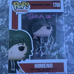 Katelyn Barr Signed Himeno Funko Pop 