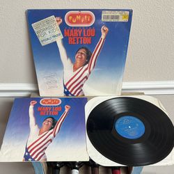 Vintage Record Album Mary Lou Retton Olympic Gold Medalist Funfit with Booklet just $5 xox