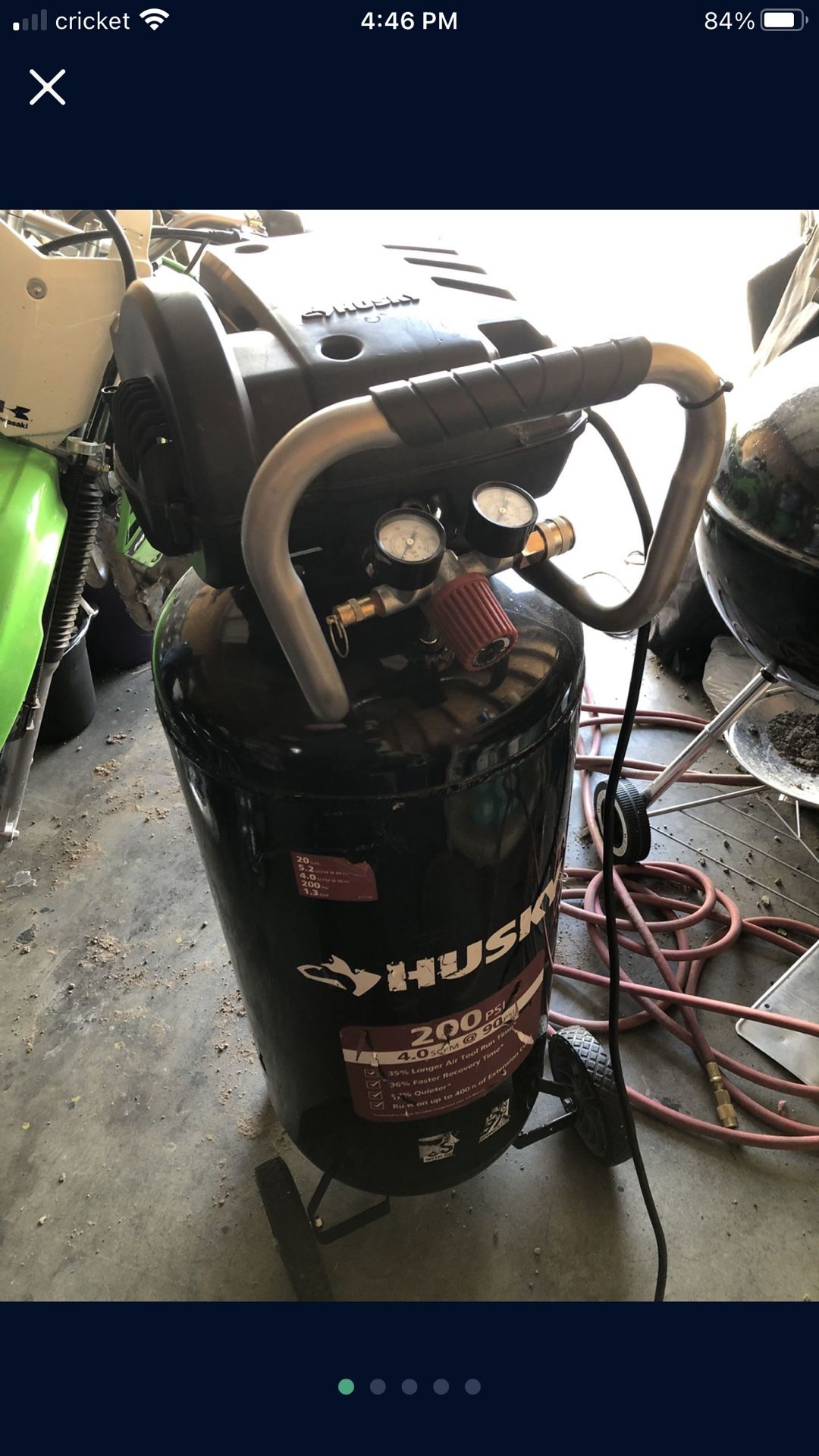 Husky 20 Gallon Air Compressor