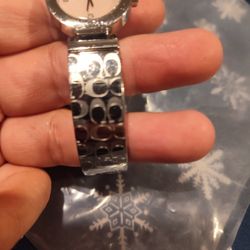 Coach Silver Watch 