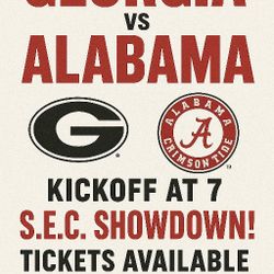 Georgia Vs Alabama !!!!
