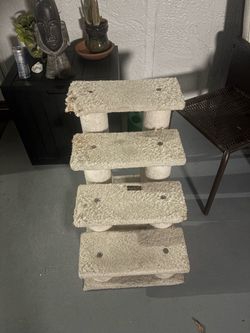 4-Step Carpeted Pet Stairs