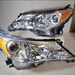 13-15 Toyota Rav 4 Projector Headlights Luces Calaveras Micas Faros Focos Faroles Headlamps 