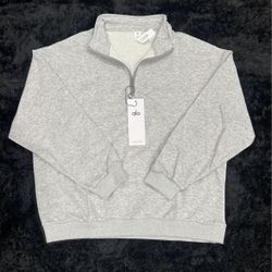 Grey Alo Quater zip
