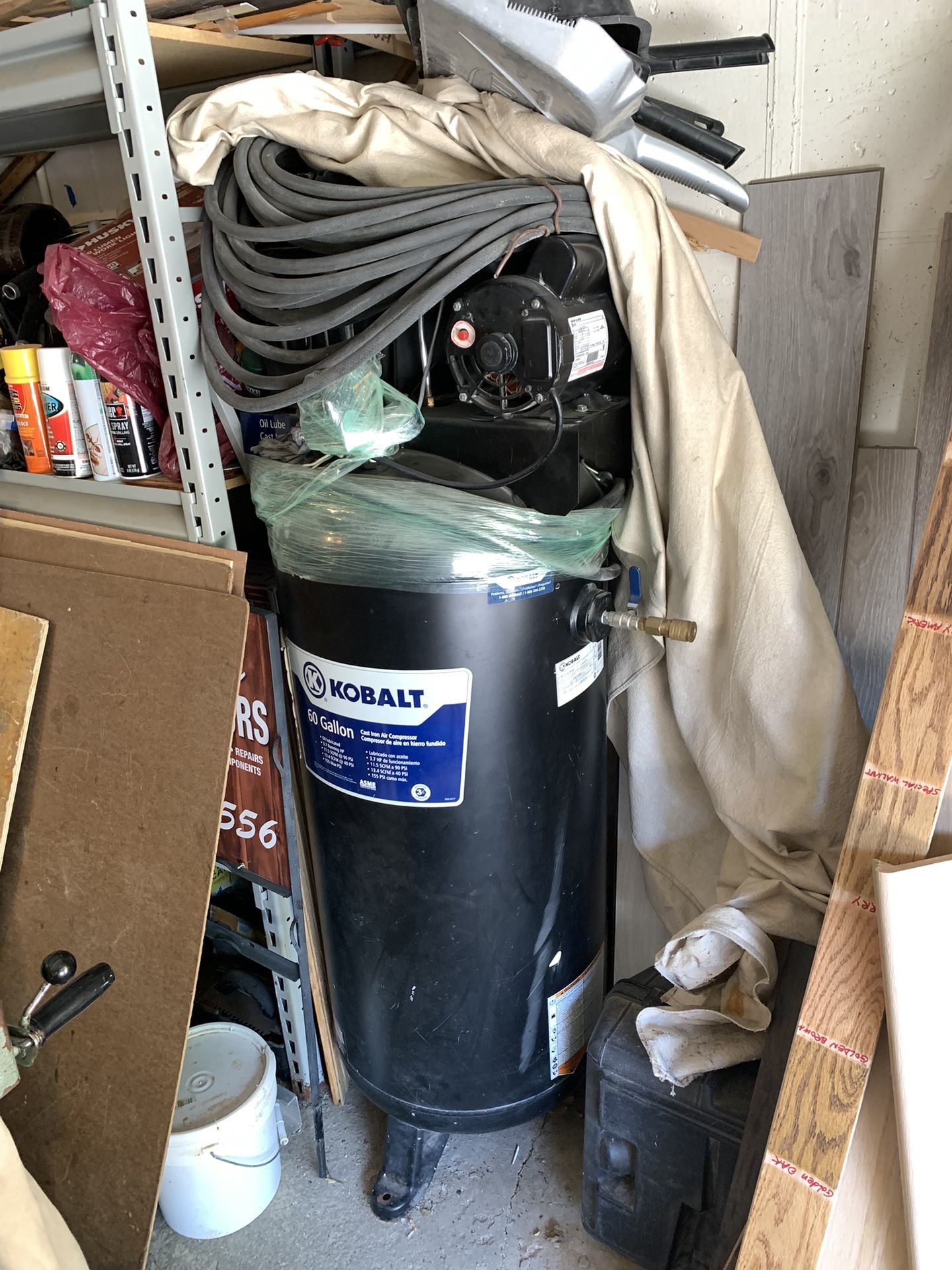 Kobalt 60 Gallon Iron Compressor