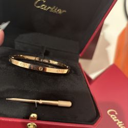Cartier Rose Gold Bracelet 