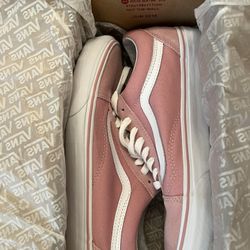 Vans Pink & White 