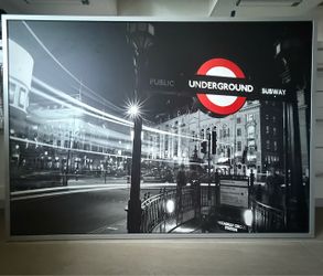 London Underground / Piccadilly Circus Framed Wall Art