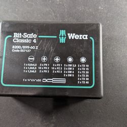 The Wera 0(contact info removed) Assorted Bit Set and Bit-Safe (61 Piece)