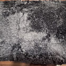 Shaggy 5’ x 8’ Ultra-Soft Shag Area Rug – Non-Slip & Cozy/black