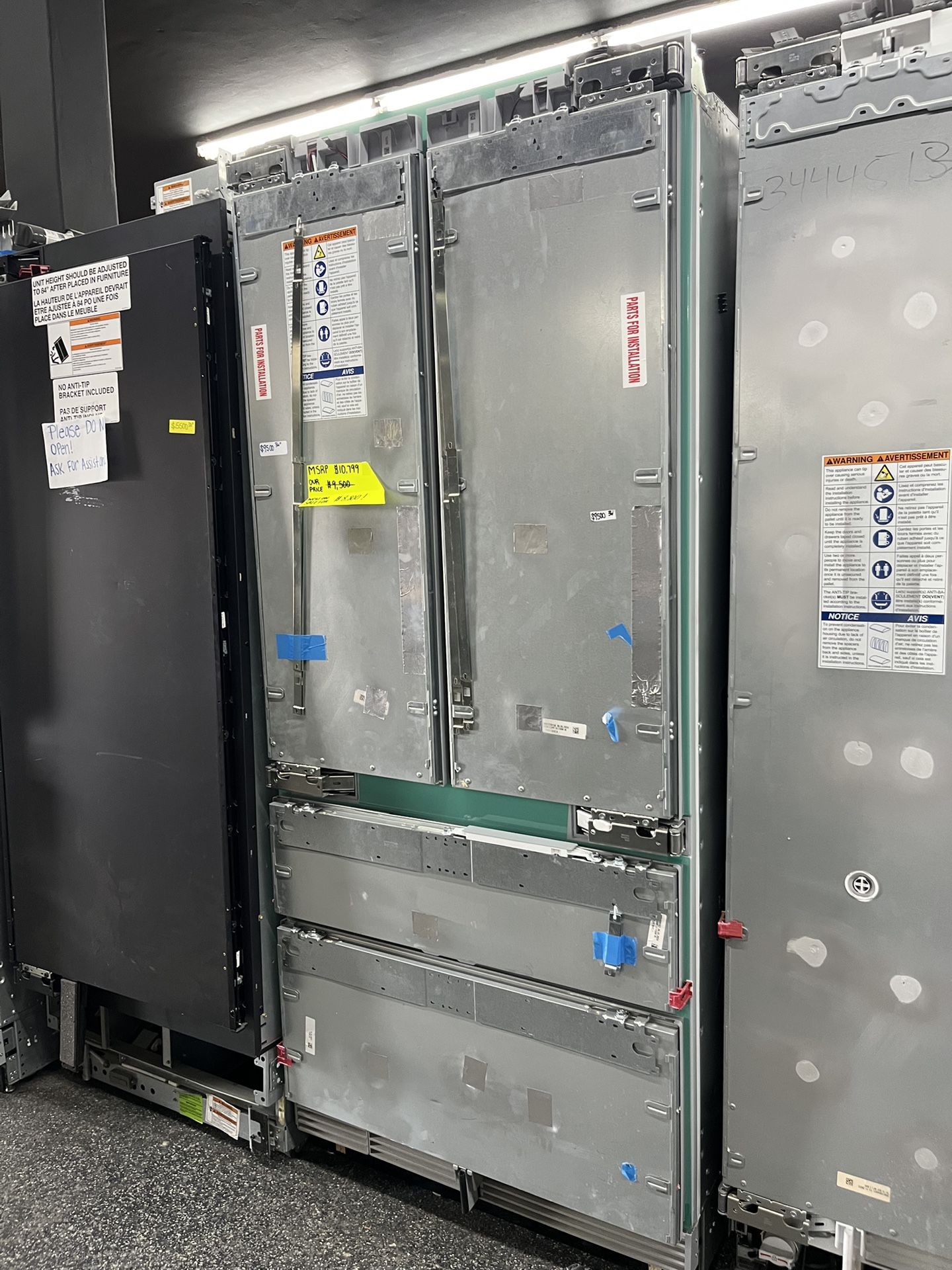 New Thermador 4 Door Built In Refrigerator Panel Ready Freedom