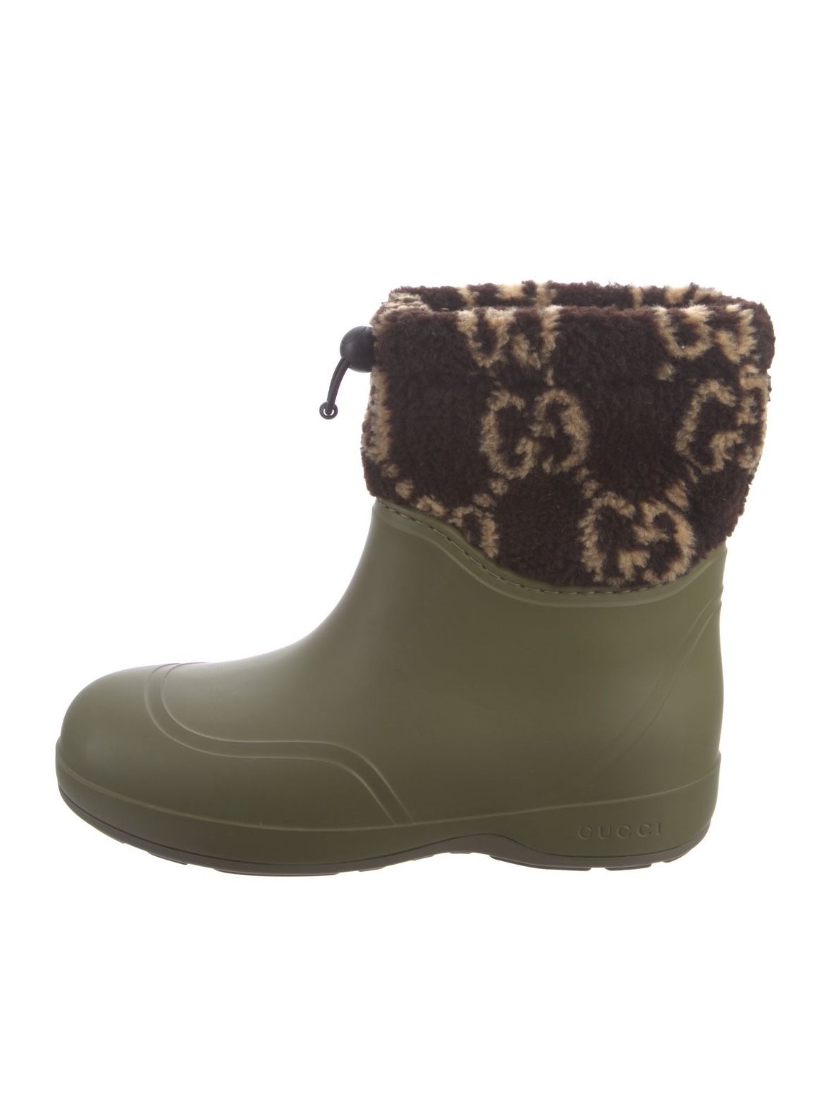 Gucci Rubber Printed Rain Boots