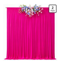 Hot pink backdrop panels party decorations new 10x10ft