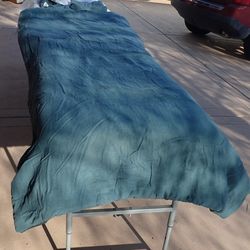 Casaluna Comforter Full / Queen Linen Blend Teal