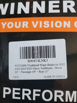 Trailblazer wiper blades