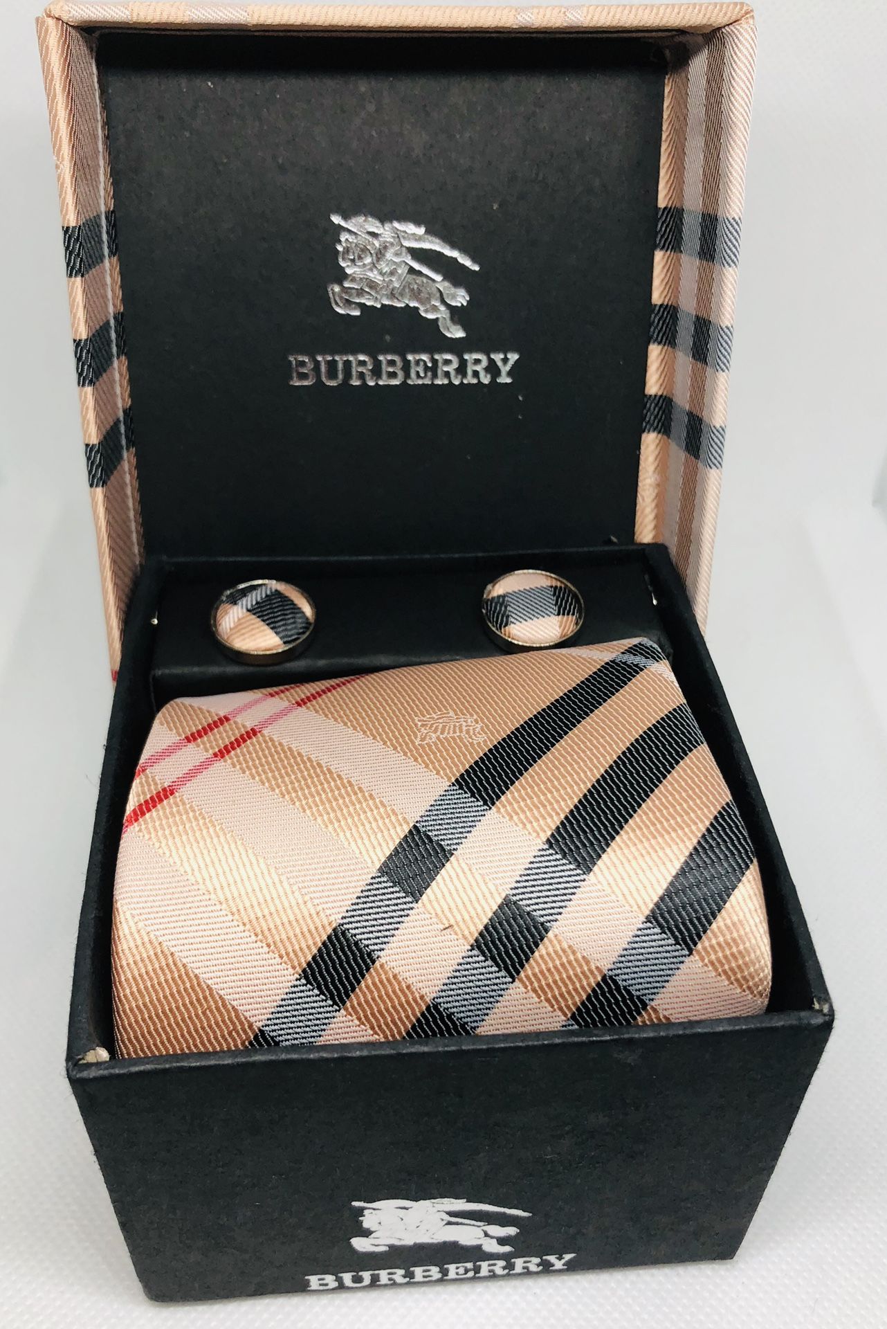 Burberry tie set sale