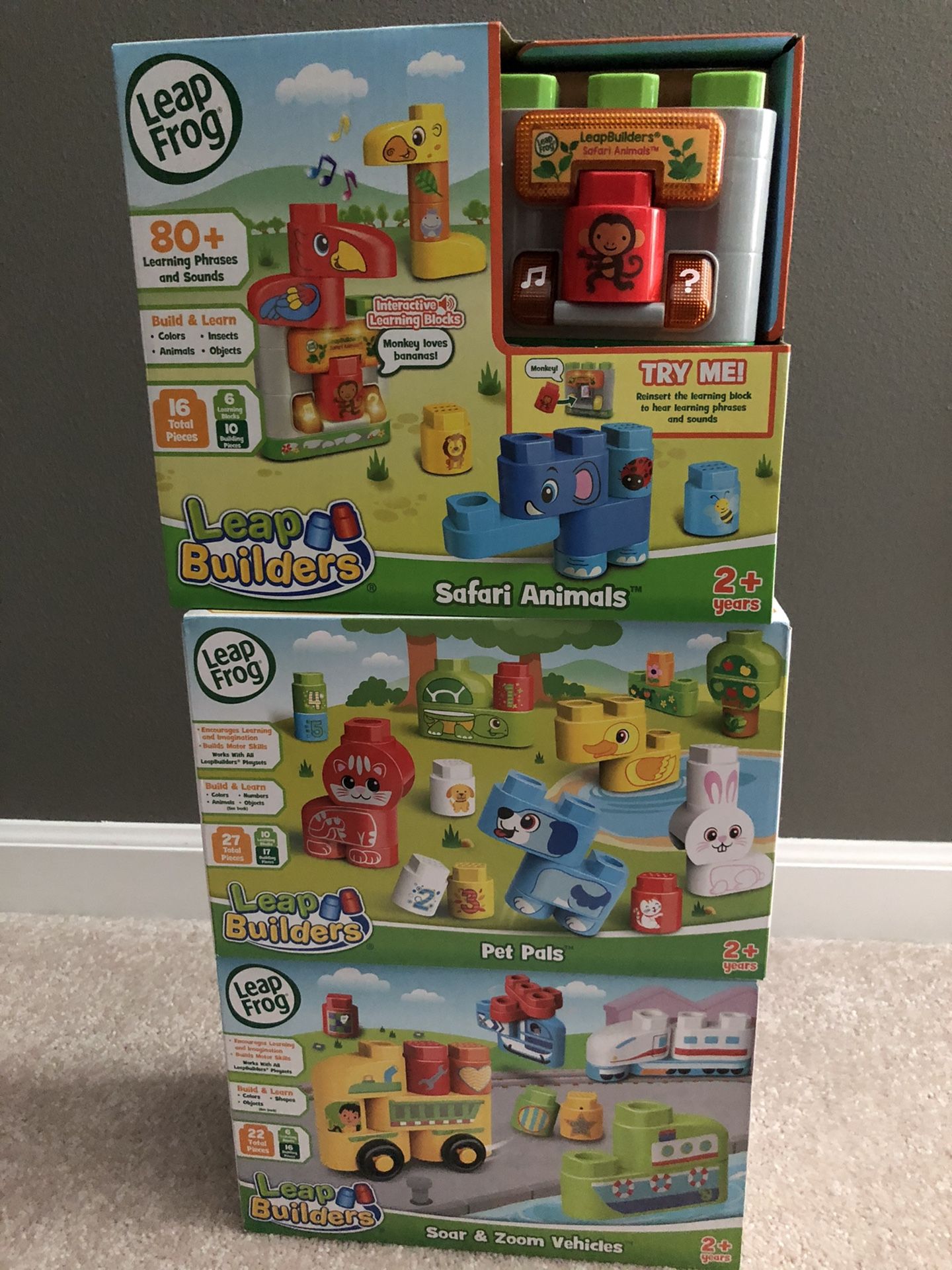 Leapfrog leapbuilders 3 pack including smart cube