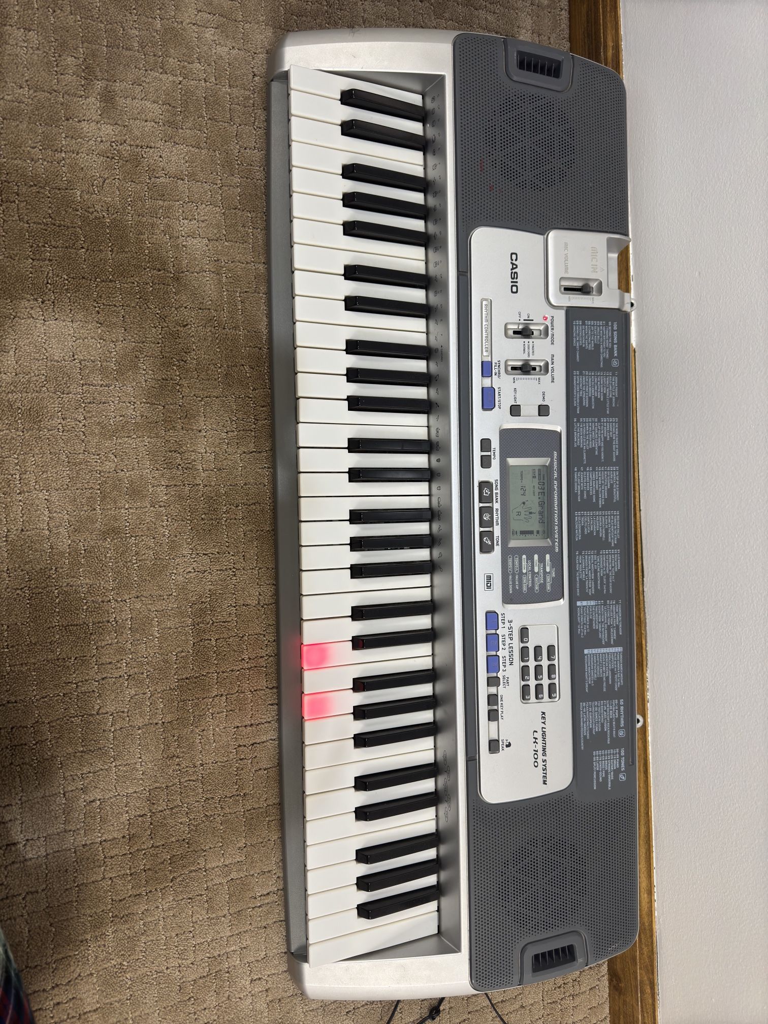 Casio LK-100 Piano 