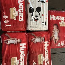 Brand New Huggie Diapers