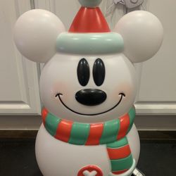 Snowman Mickey Light Up Decoration
