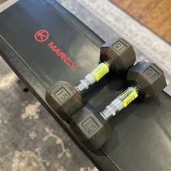Dumbbells And Workout Bench