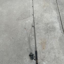 Vintage Kunnan Graphite Competitor 5’ Fishing Rod With AXUL-5 Reel