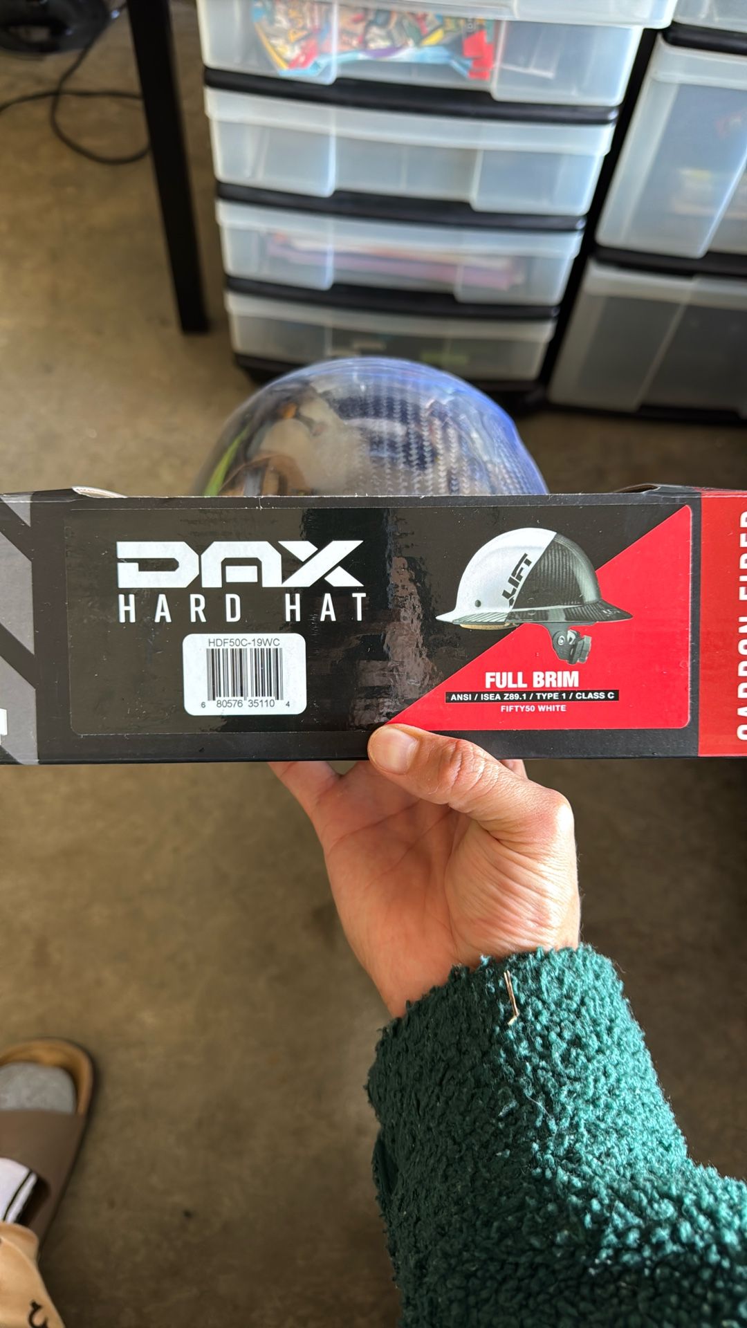 DAX FIFTY 50 CARBON FIBER FULL BRIM HARDHAT