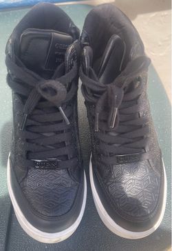 Guess High-Top Sneakers Black Monogram