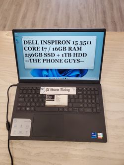 Dell Inspiron 15 Laptop - $1 DOWN TODAY, NO CREDIT NEEDED
