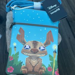 Limited Edition Loungefly Disney Lilo and Stitch Tiki Passport Crossbody Bag