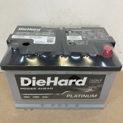 Car battery diehard platinum gel AGM size H6/48 high-performance for sale