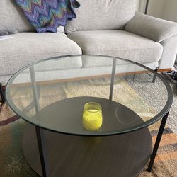 Small Glass Coffee Table 