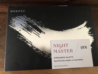 Morphe night master eyeshadow pallette brand new never used