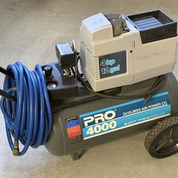 Devilbiss Pro-4000 4hp 12 gallon Air compressor