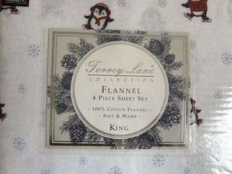 King Christmas Sheets 4 Pcs