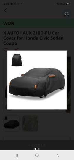 Car cover honda civic coupe sedan