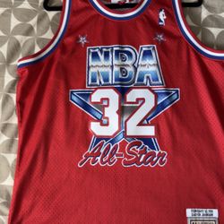 Magic Johnson 1991 NBA All-Star Game RedJersey